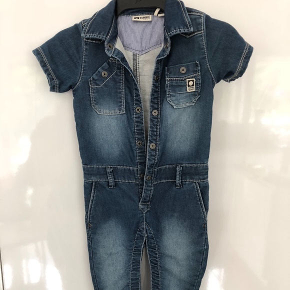 Tumble N' Dry Jeans Jumpsuit for baby size 74 - Picture 1 of 7